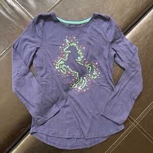 Sonoma Magical Unicorn Long Sleeve Tee - Purple